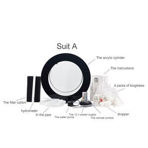 Fantastisch ontwerp rond <span class=keywords><strong>aquarium</strong></span> voor kwallen, kleurrijke kwallen alles-in-één viskom - Product Image 6