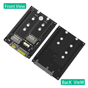 Dual <strong>M</strong>.<strong>2</strong> B Key/B&amp;<strong>M</strong> Key <strong>SSD</strong> to <strong>2</strong>.5" SATA III with Frame Bracket - Retain MSATA <strong>SSD</strong> DriveComputer Accessories <strong>Ssd</strong> Adapte - Product Image 2