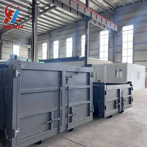 Atık bertarafı için 10-40 metreküp açık çöp bidonu hooklifts kanca asansör bin - Product Image 4