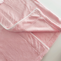 Chemise de nuit longue unisexe en flanelle, peignoirs épais et secs pour femmes, absorbant rapidement l'eau, pour la maison/hôtel/spa avec poche, logo personnalisé
