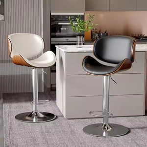 Modern Design Hotel & Restaurant Kitchen Bar Stools Adjustable Height Home Barstool with <b>Swivel</b> for Living Room - Product Image 5