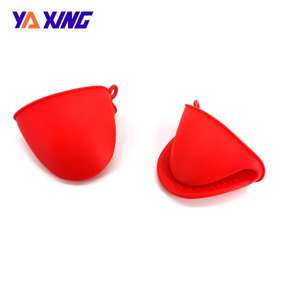 color can be customized Heat Resistant Mitten Silicone Potholders for Kitchen