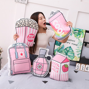 Yüceltilmiş sarılma yastık logosu peluş yastık kapakları özel atmak yastık şekli süblimasyon boşlukları ev dekor yastıklar - Product Image 2