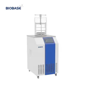 BIOBASE Factory Freeze Dryer Vertical Reliable High Freeze-Drying Efficiency Stoppering Chamber Lyophilizer for Lab