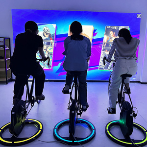 Bicicleta de Ejercicio Interactiva con <span class=keywords><strong>Avatar</strong></span> Virtual, Sensor de Movimiento en Tiempo Real, Máquina de Ciclismo para Interiores - Product Image 1