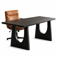 Table à manger en bois massif, table de salon en noyer, grand bureau long, table de travail, grande table à manger, table de conférence tout-en-un