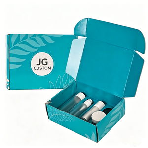 Boîte en carton ondulé rigide de luxe avec logo personnalisé, emballage cosmétique de haute qualité, recyclable, avec laminage mat, boîte d'expédition - Product Image 5