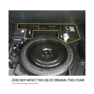 La caja de almacenamiento de espacio de neumático de repuesto para <span class=keywords><strong>maletero</strong></span> de Material PP de <span class=keywords><strong>Volvo</strong></span> Cars se puede colocar directamente sin pegar los accesorios de coche más vendidos - Product Image 3