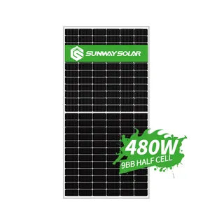 480 Watt Sunway Solar panel 500W Hochspannungs-Solarmodule