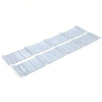 Vente en gros de feuilles ondulées transparentes en polycarbonate, feuilles de toiture en plastique transparent pour entrepôt