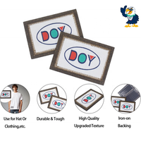 Fabricant de patchs en suède thermocollants de qualité supérieure, logo tissé personnalisé, étiquettes en tissu composite de haute qualité pour vêtements