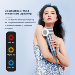 Secador de Pelo Iónico Profesional de Alta Velocidad con Pantalla de Luz y Ajustes Compactos para Uso en Hoteles, Exteriores y Autocaravanas - Product Image 4