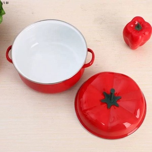 Ensemble de casseroles <span class=keywords><strong>en</strong></span> <span class=keywords><strong>fonte</strong></span> émaillée de <span class=keywords><strong>16</strong></span>-18-20-22-24 <span class=keywords><strong>cm</strong></span> avec deux poignées et couvercle <span class=keywords><strong>en</strong></span> verre trempé, respectueux de l'environnement, OEM - Product Image 2