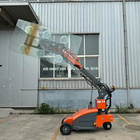 Produsen Vacuum Lifter 300kg 600kg Pengangkat Elektrik untuk Granit, Marmer, Kaca, Kayu, Kayu Lapis dengan Cup Penghisap Mobile