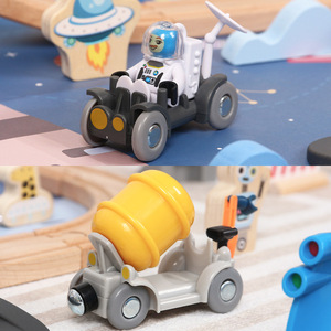 Juego de Vías de Tren de Madera, Juguete de Tren Eléctrico de Madera para Niños, Venta Exitosa - Product Image 3