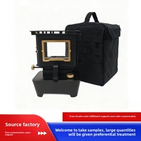 Réchaud de camping rétro en acier inoxydable, à fioul, avec effet flamme transfrontalier, pour chauffage et bouilloire à thé