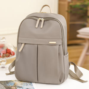 Custom Women's Large Capacity Multifunction <b>Laptop</b> <b>Backpack</b> Waterproof Travel Bag Nylon Lining Leisure & Business Style <b>Backpack</b> - Product Image 2