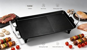 Grill électrique coréen multifonction grande capacité avec plaque en aluminium pour <span class=keywords><strong>raclette</strong></span> et barbecue domestique - Product Image 2