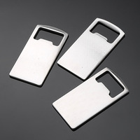 Ouvre-bouteille de vin de sublimation portable pressé ouvre-bouteille de bière de boisson gazeuse en acier inoxydable créatif