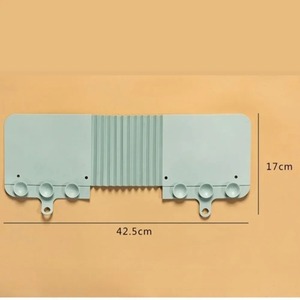 1 pièce Barrière anti-éclaboussures réglable pour évier de cuisine, pour le lavage des légumes et le drainage, accessoires de cuisine - Product Image 5