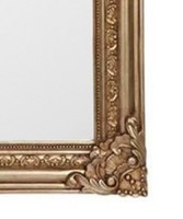 Miroir de sol à fleurs baroque antique fait à la main grand miroir pleine longueur pour chambre à coucher mural cadre en bois doré miroirs vintage