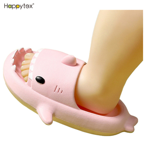 Sandalias personalizadas <span class=keywords><strong>de</strong></span> verano para bebés, <span class=keywords><strong>chanclas</strong></span> <span class=keywords><strong>de</strong></span> tiburón, zapatos <span class=keywords><strong>de</strong></span> EVA <span class=keywords><strong>de</strong></span> fondo grueso, zapatillas antideslizantes <span class=keywords><strong>de</strong></span> EVA para interiores y exteriores, parte inferior gruesa, antideslizante - Product Image 1