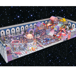 Trẻ Em Trung Tâm Giải Trí Với Cát Hồ Bơi Và Slide Bé Nhựa Mềm Chơi Set Trẻ Em Trong Nhà Trampoline Nhà Sản Xuất Bọt <span class=keywords><strong>Pit</strong></span> - Product Image 1