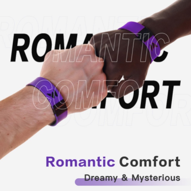 WarrensLove Upgraded Version Smart Bracelet Purple Silicone