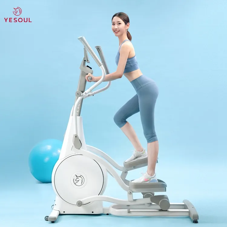 Magnetic Stationary Elliptical Bike   Fitness Motion Exercise Elliptical Bike