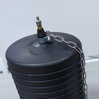 Bouchon gonflable pour tuyau de 6 pouces (150 mm) pour tester les fuites des canalisations d'égout et de drainage DWV
