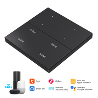 Module d'interrupteur intelligent Tuya WiFi Zigbee avec protection contre les surintensités, compatible avec l'application Smart Life pour le contrôle de l'éclairage des bureaux au Moyen-Orient