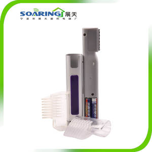 Высокое качество АБС + алюминиевая трубка + нержавеющая сталь мини-батарея Профессиональный перезаряжаемый ручной триммер для волос - Product Image 4