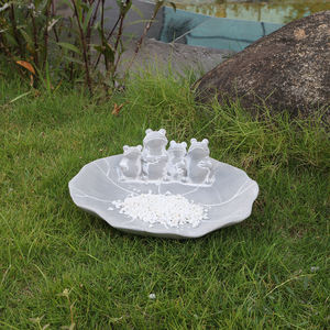 Multi-Purpose Outdoor <strong>Bird</strong> Feeder Fits <strong>Mixed</strong> <strong>Bird</strong> <strong>Seeds</strong>, Cement Construction - Product Image 3