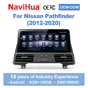 Navihua pour Nissan Pathfinder 2012-2020 – Autoradio Android 12,3'' amélioré avec Carplay, Stéréo DSP, GPS et <span class=keywords><strong>Lecteur</strong></span> Multimédia - Product Image 1