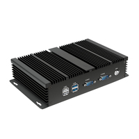 Hot Sale industriële mini-computer Core I7 5500U ingebedde robuuste mini-pc voor fabrieksbewaking automatiseringssysteem