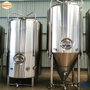 1000 Liter Rvs Cooling Jacketed Geïsoleerde Conische 10HL 1000L Bier Brite Tank Met <span class=keywords><strong>CO2</strong></span> Koolzuur Steen - Product Image 6