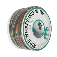 OKYN221025-6 1 rouleau de fil de cuivre monoconducteur 30AWG pour enveloppement de circuits imprimés (250M)