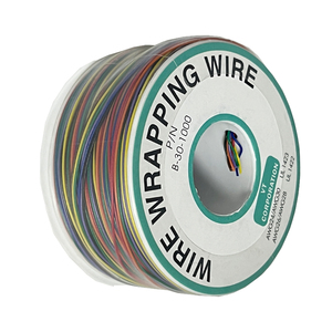 OKYN221025-6 1 rouleau de fil de cuivre plaqué étain 30AWG à âme unique/câble de liaison PCB 250M - Product Image 2