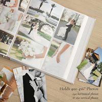 Album photo de mariage en lin, livre d'images 4x6, 200, 300, 400 pochettes, scrapbook horizontal et vertical, porte-photos souvenir