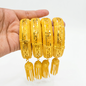 Gold Plated Brass Diamond <b>Infinity</b> Hiphop <b>Bracelet</b> Set Women Luxury Bridal Engagement Wedding Anniversary Gift Collection - Product Image 1