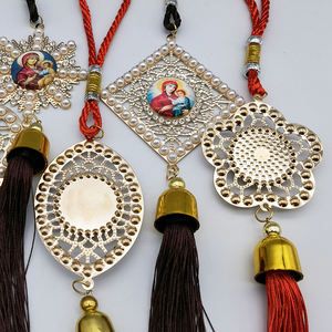 Liontin Mobil Kustom Terlaris dengan Liontin Yesus Madonna Religius Mutiara - Product Image 6