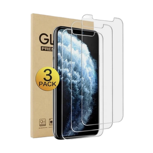 3PCS Verre trempé transparent pour iPhone 11 12 13 Pro XR X XS Max HD Protecteur d'écran pour <span class=keywords><strong>IPhone7</strong></span> 8 <span class=keywords><strong>Plus</strong></span> 14 15 16E 17 Pro Max Verre - Product Image 2