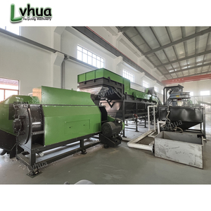 Máquina trituradora y lavadora de plástico Lvhua para lavado y secado de film de PP y PE, conjunto triturador de plástico, máquina de lavado de chatarra plástica - Product Image 2