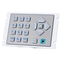 Teclado de Navegación por Audio Compatible con ADA y EAA, Teclado Braille de Acero Inoxidable para Equipos de Autoservicio Accesibles