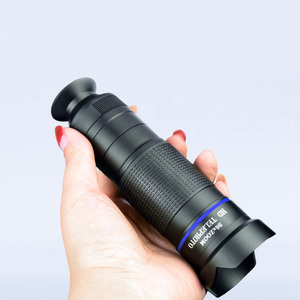 Téléobjectif optique cylindrique portable en ABS mat avec capuchon à pétales moleté pour la mise au point, clip pour téléphone, manuel, pour concerts et activités de plein air - Product Image 1