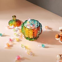 Pot à bonbons économique pour les cadeaux, pots à bonbons irisés, boîte à bijoux pour mariage, fête, buffet décoratif