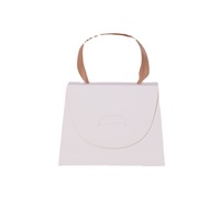 Boîte cadeau en cuir portable de petite taille, style sac à main, sac cadeau, boîte sac à main blanche, boîte d'emballage pour sucre