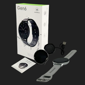 Tốt Nhất Smartwatch Gen6 Vòng Màn Hình Xoay Nút Bt Gọi Điện Thoại Thể Thao Chế độ Người Đàn Ông Đồng Hồ Thông Minh Đồng Hồ Cho IOS <span class=keywords><strong>Android</strong></span> - Product Image 6