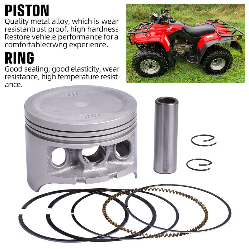 Buy For 2000-2005 2006 Honda Rancher 350 TRX350 Cylinder Piston Gasket Top End Set In , For US - Foto 2