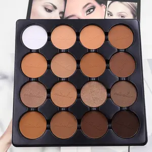 1601A1 Micolor Makeup School Long-Lasting Shimmer Palette Contour Bronzer Highlighter for Dark Pressed Powder Cream <strong>Eye</strong> <strong>Shadow</strong> - Product Image 1